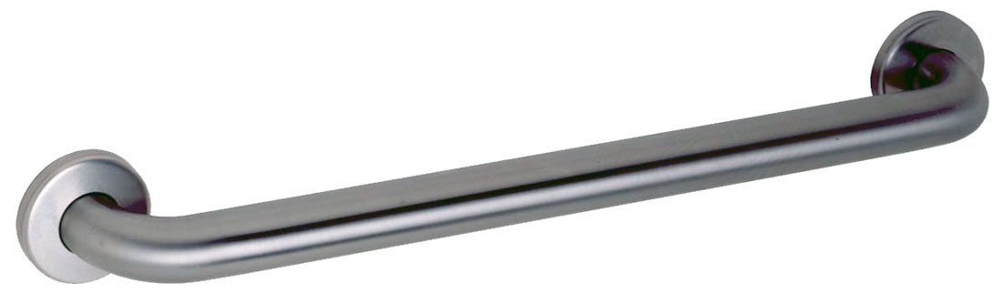 1 Inch Diameter Straight Grab Bar with Snap Flange - (Model #: 100s-series-snap)-image