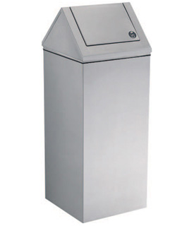 Floor Standing Swing-Top Waste Receptacle, 13 gal. (42.3 L) - (Model #: wr-11)-image