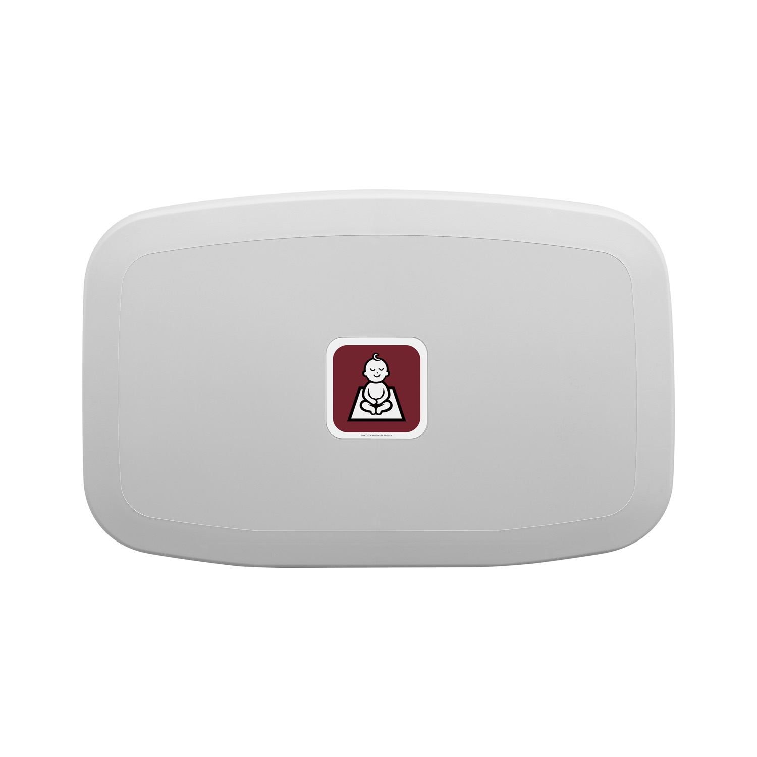 Surface-Mounted ADA-Compliant Baby Changing Station Light Grey - (Model #: bcs-4)-image